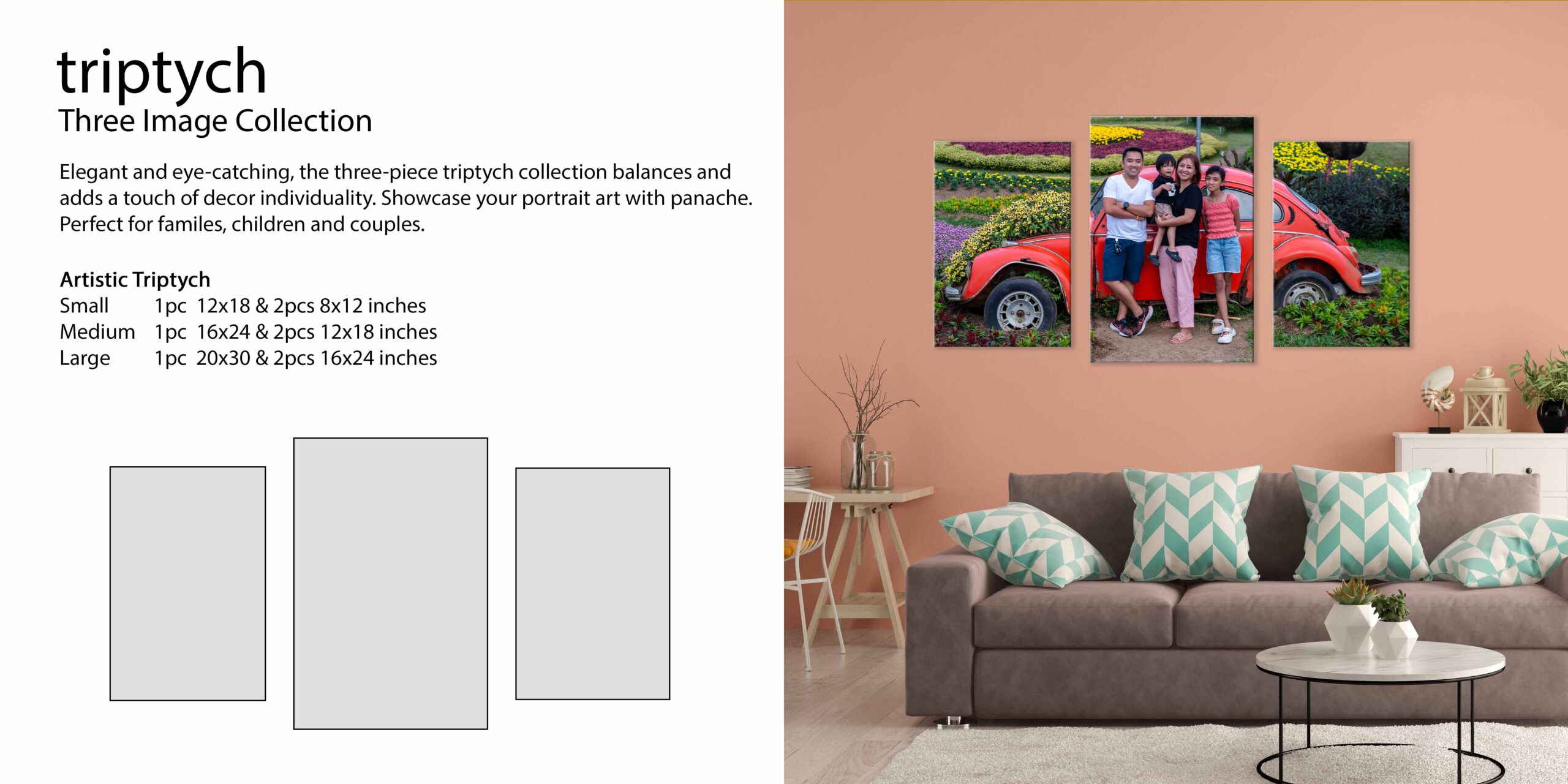 triptych art prices 2x4 ii